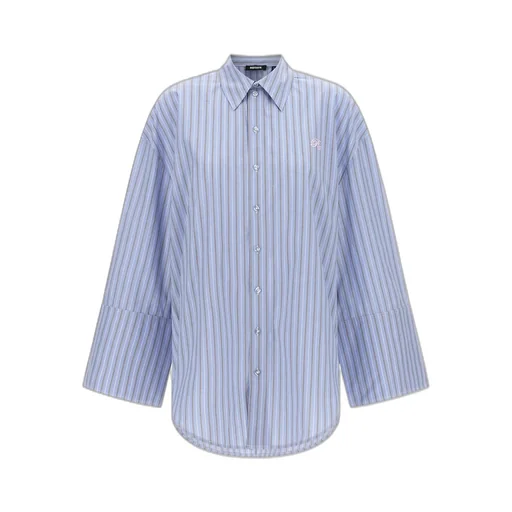 Rotate Pinstriped Oversized Shirt