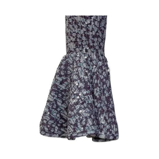 Rotate Cut-Out Detailed Sequinned Mini Dress