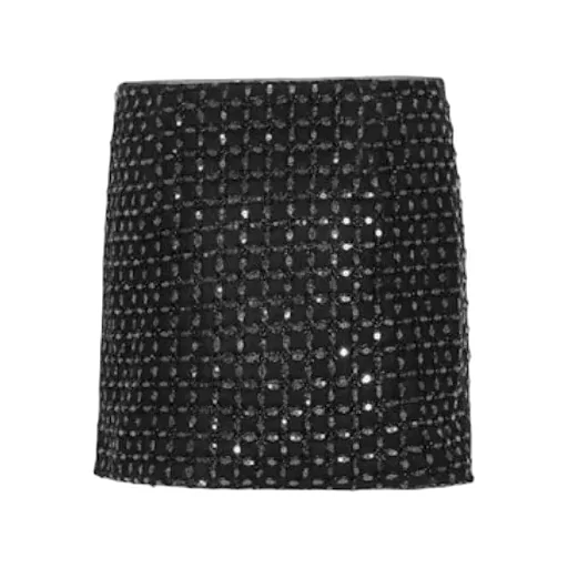 Rotate Beaded Mini Skirt