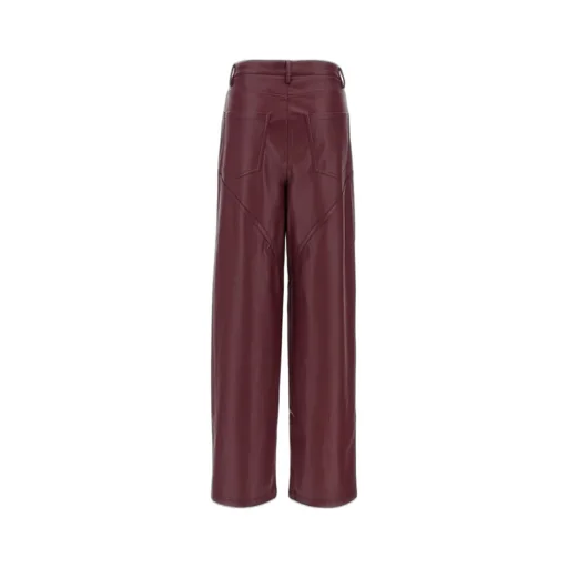 Rotate Mid Waisted Piping Pants