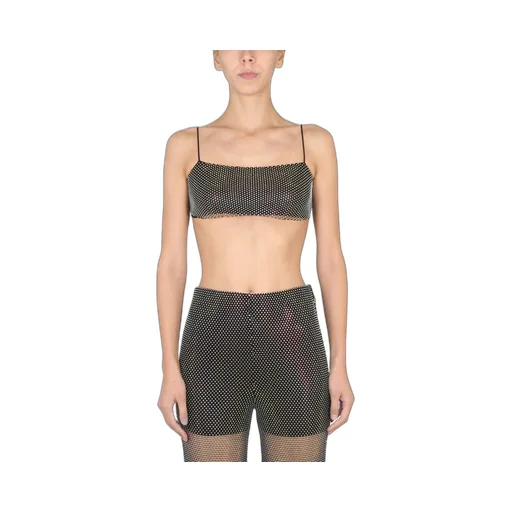 Rotate Embellished Cropped Sleeveless Top