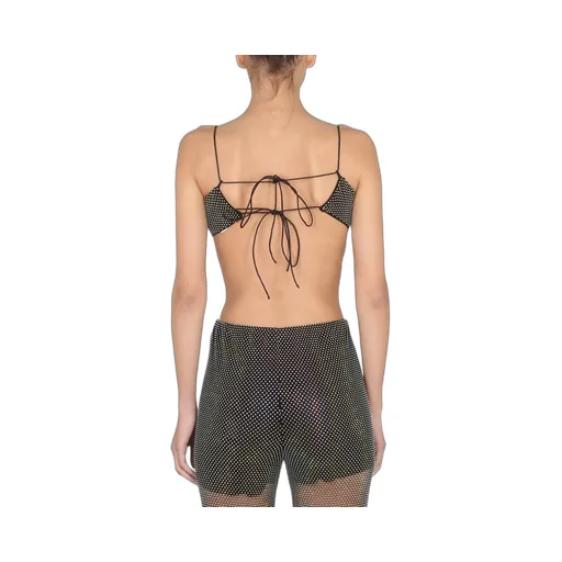 Rotate Embellished Cropped Sleeveless Top