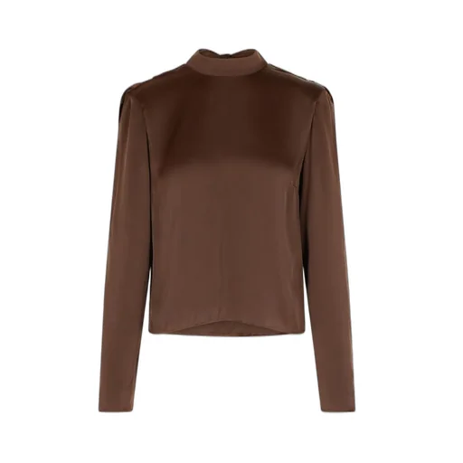 Rotate Satin Drapy Back Top