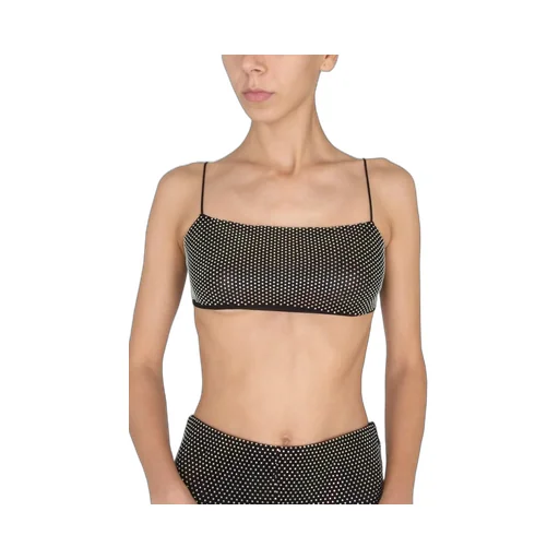 Rotate Embellished Cropped Sleeveless Top