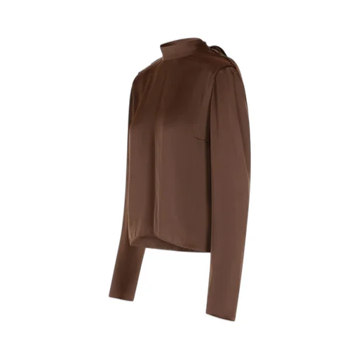 Rotate Satin Drapy Back Top