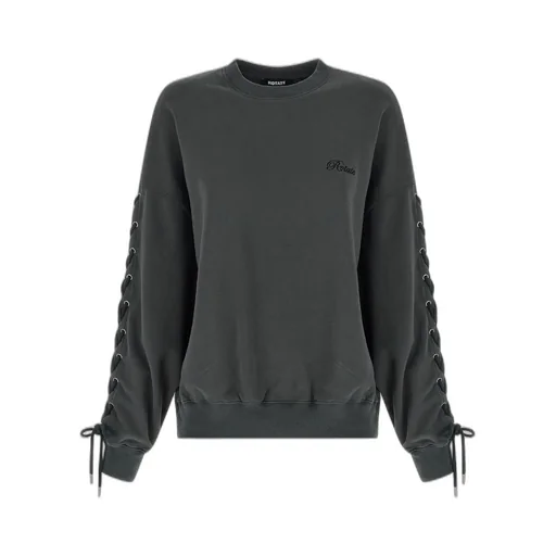 Rotate Lace-Up Crewneck Sweatshirt
