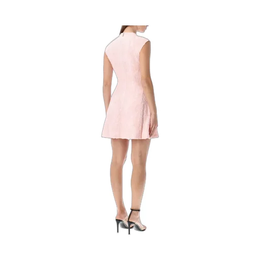 Rotate Floral-Patterned Cap Sleeved Mini Dress