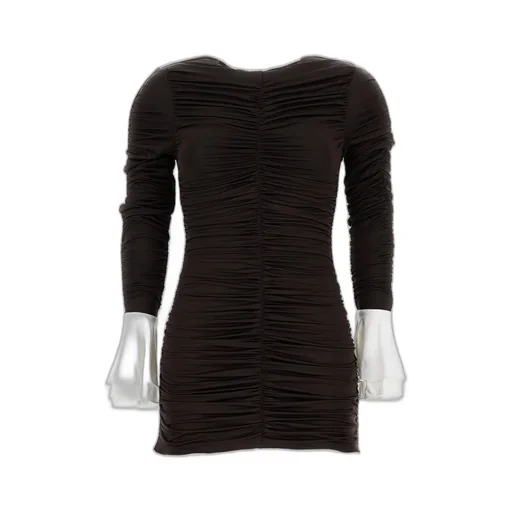 Rotate Mini Ruched Ls Dress