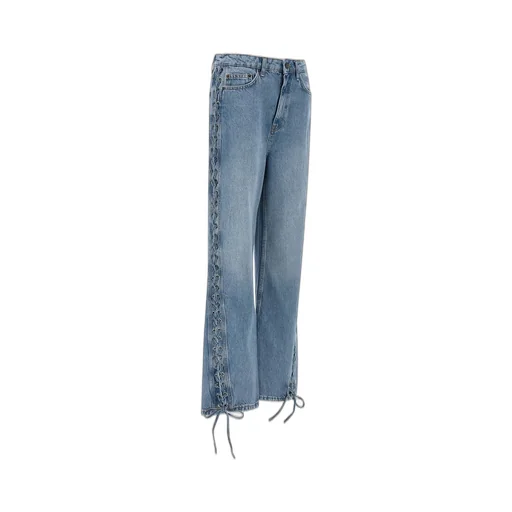 Rotate Twisted Lacing Jeans