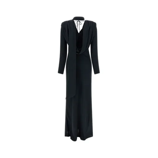 Rotate Maxi Drapy Dress