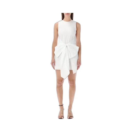 Rotate Bow Detailed Sleeveless Dress