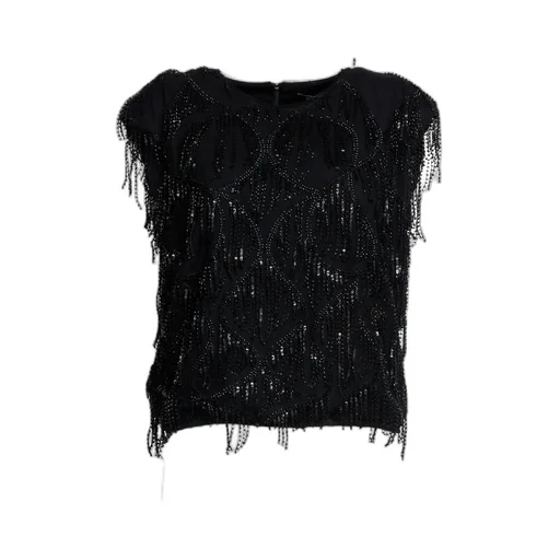 Rotate Sequins Embellished Sleeveless Top