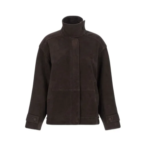 Rotate Oversized Leather Jacket