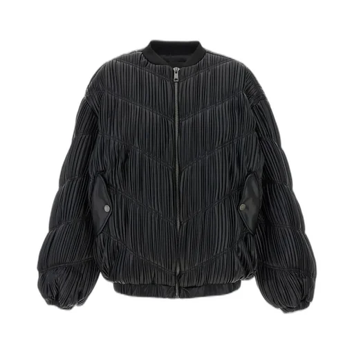 Rotate Pleated Bomber Jacket
