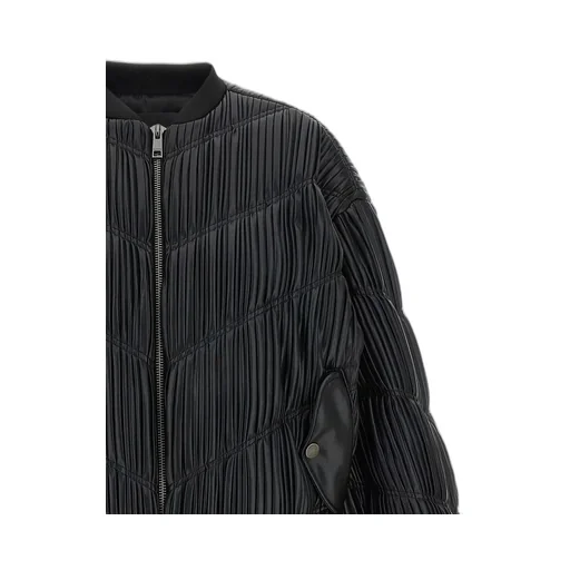 Rotate Pleated Bomber Jacket