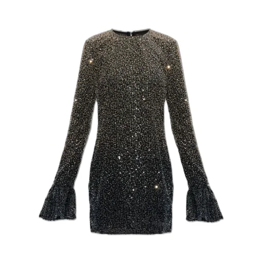 Rotate Flared Sequin Dress
