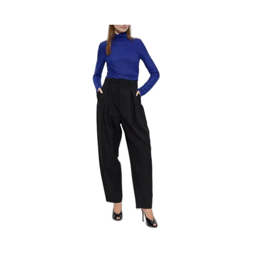 Rotate Pleated High-Waisted Pants
