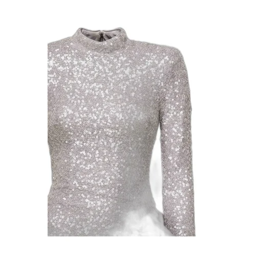 Rotate Sequined Asymmetric Dress