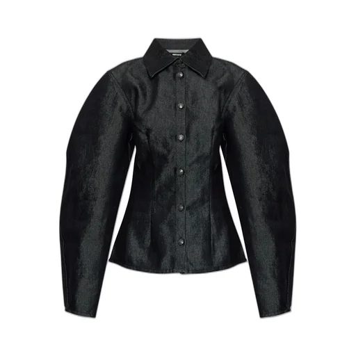 Rotate Structured Denim Shirt