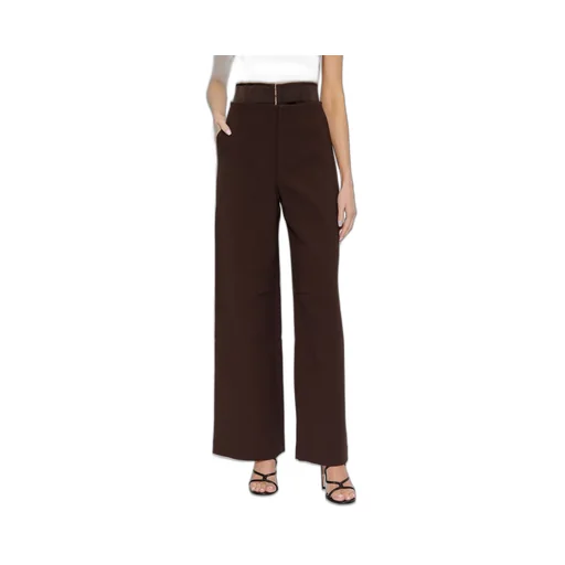 Rotate High-Waist Straight-Leg Pants
