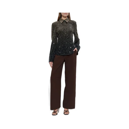 Rotate High-Waist Straight-Leg Pants