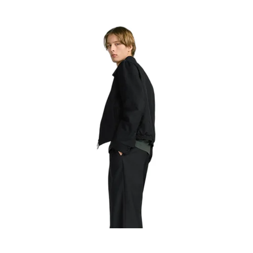 Reversible Zipped Jacket With Lily Of The Valley Jacquard