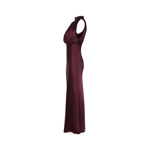 Rotate Draped Sleeveless Dress