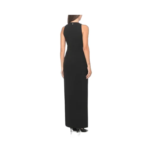 Rotate Button Detailed Sleeveless Dress