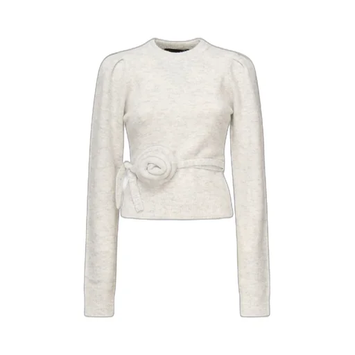 Rotate Flower Detailed Long-Sleeve Jumper