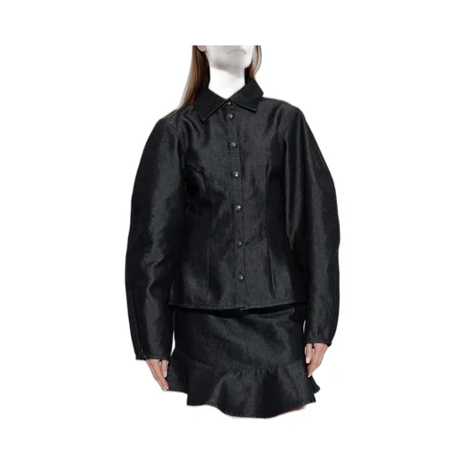 Rotate Structured Denim Shirt
