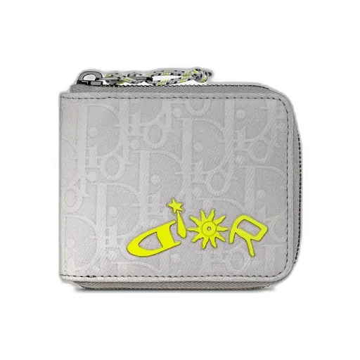 Dior And Lewis Hamilton Zipped Wallet