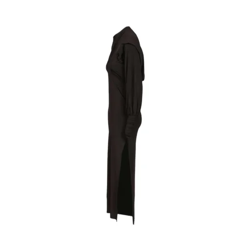 Rotate Slinky Hooded Long Sleeved Dress