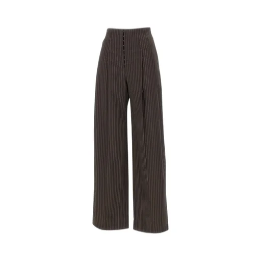 Rotate Pinstripe Wide Leg Pants