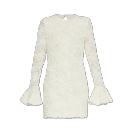 Rotate Flower Mesh Mini Dress