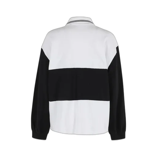 Rotate Pique Long Sleeved Polo Shirt
