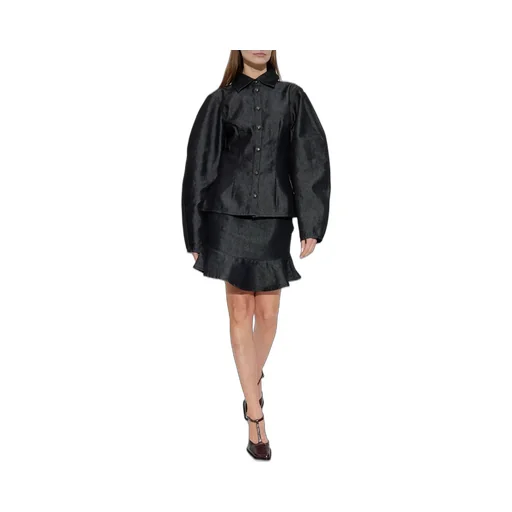 Rotate Structured Denim Shirt