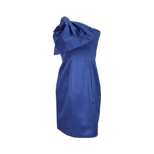 Rotate Bow-Detail Mini Dress