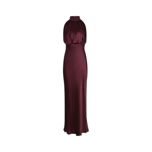Rotate Draped Sleeveless Dress
