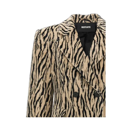 Rotate Venetta Animal Print Coat