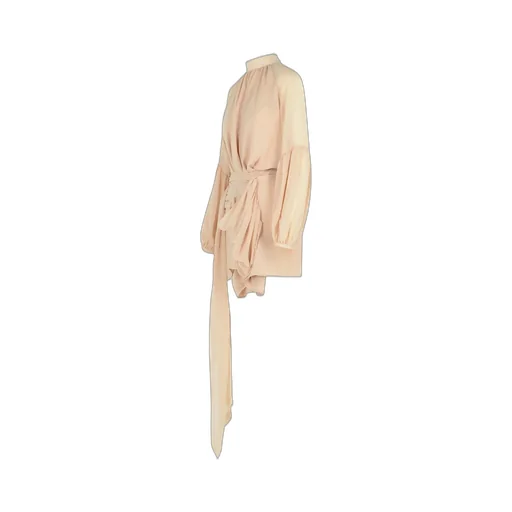 Rotate Joan Draped Sleeve Dress
