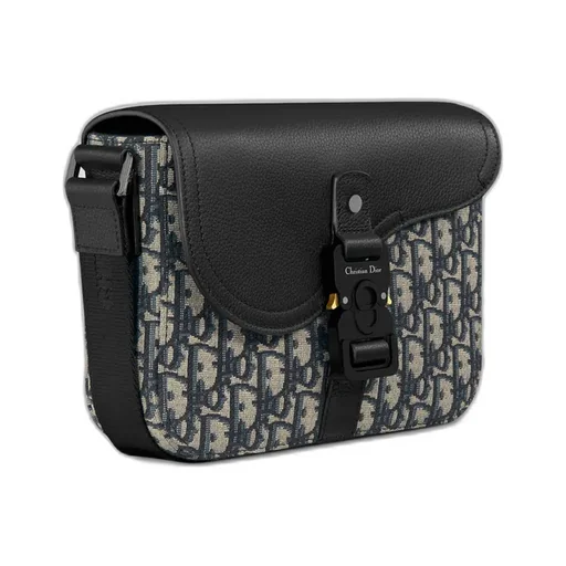 Small Saddle Messenger Bag With Flap