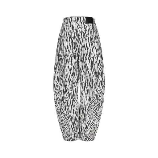 Rotate Zebra Print Cargo Pants
