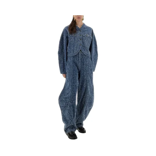 Rotate Denim Loose Fit Pants