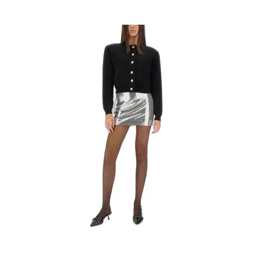Rotate Sequin-Embellished Mini Skirt