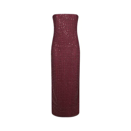 Rotate Beaded Embroidered Long Dress