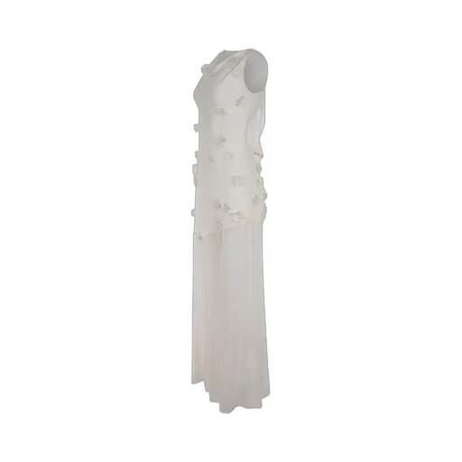 Rotate Floral Embellished Sleeveless Dress