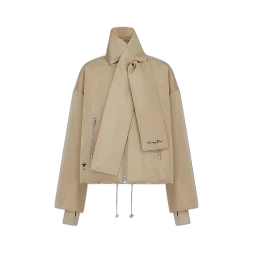 Jacket With Scarf Collar