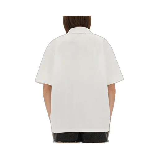 Rotate Logo Patch Short-Sleeve Polo Shirt