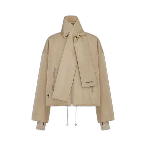 Jacket With Scarf Collar