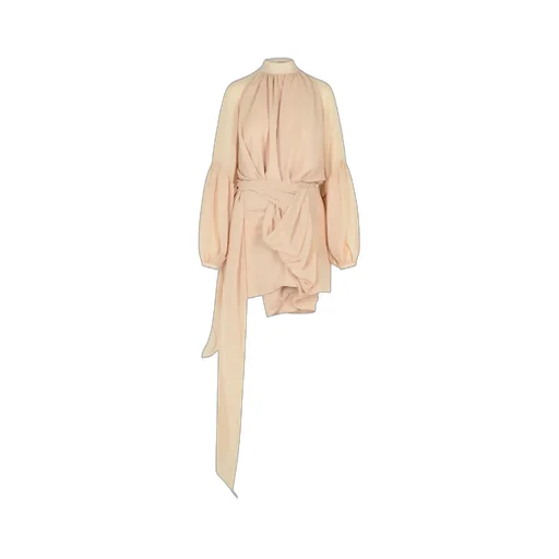 Rotate Joan Draped Sleeve Dress